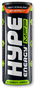 Hype’s energy drink MFP, in a can.