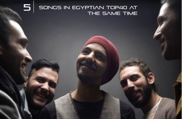 Five members of the band Cairokee